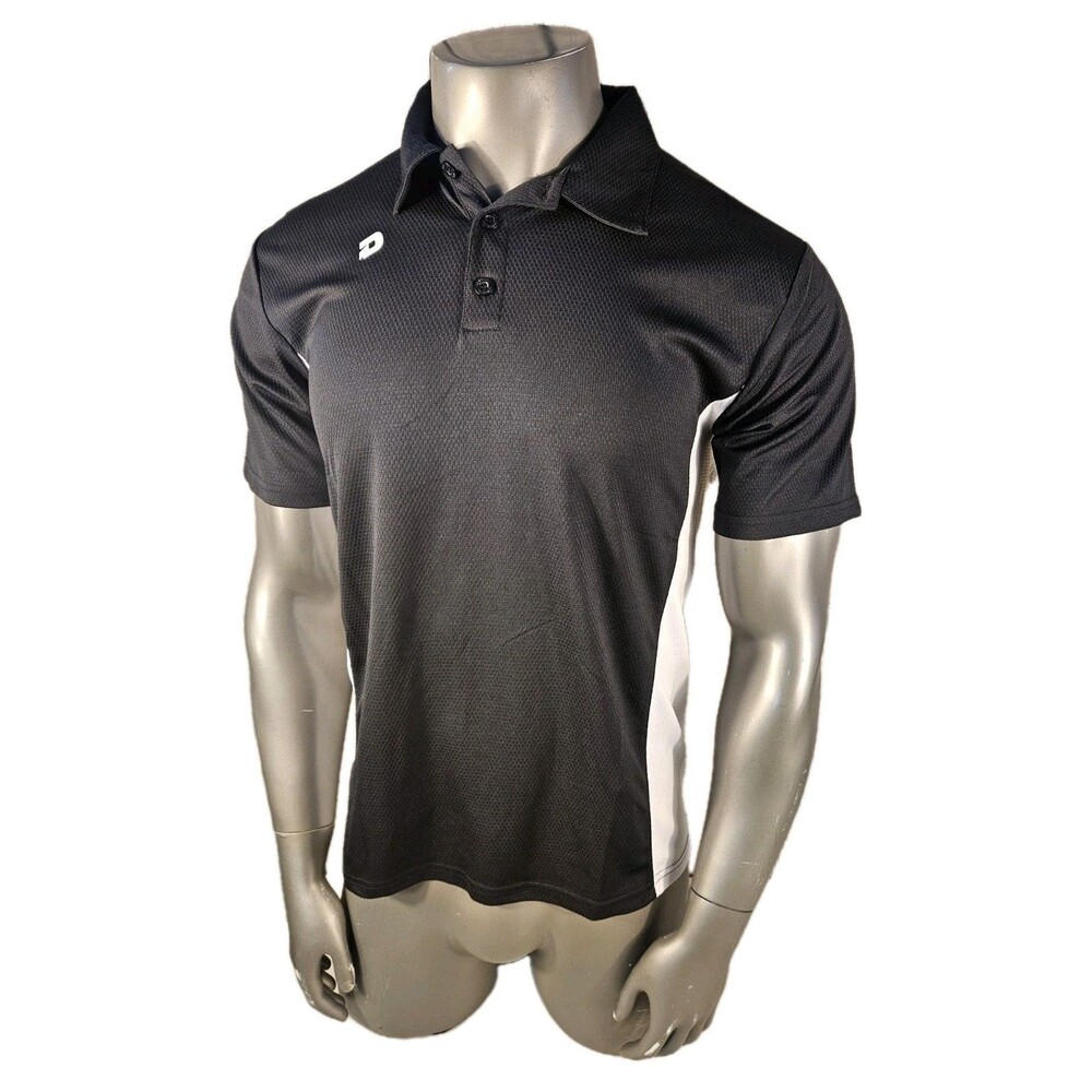 Demarini Polo Shirt Black White Medium Softball
